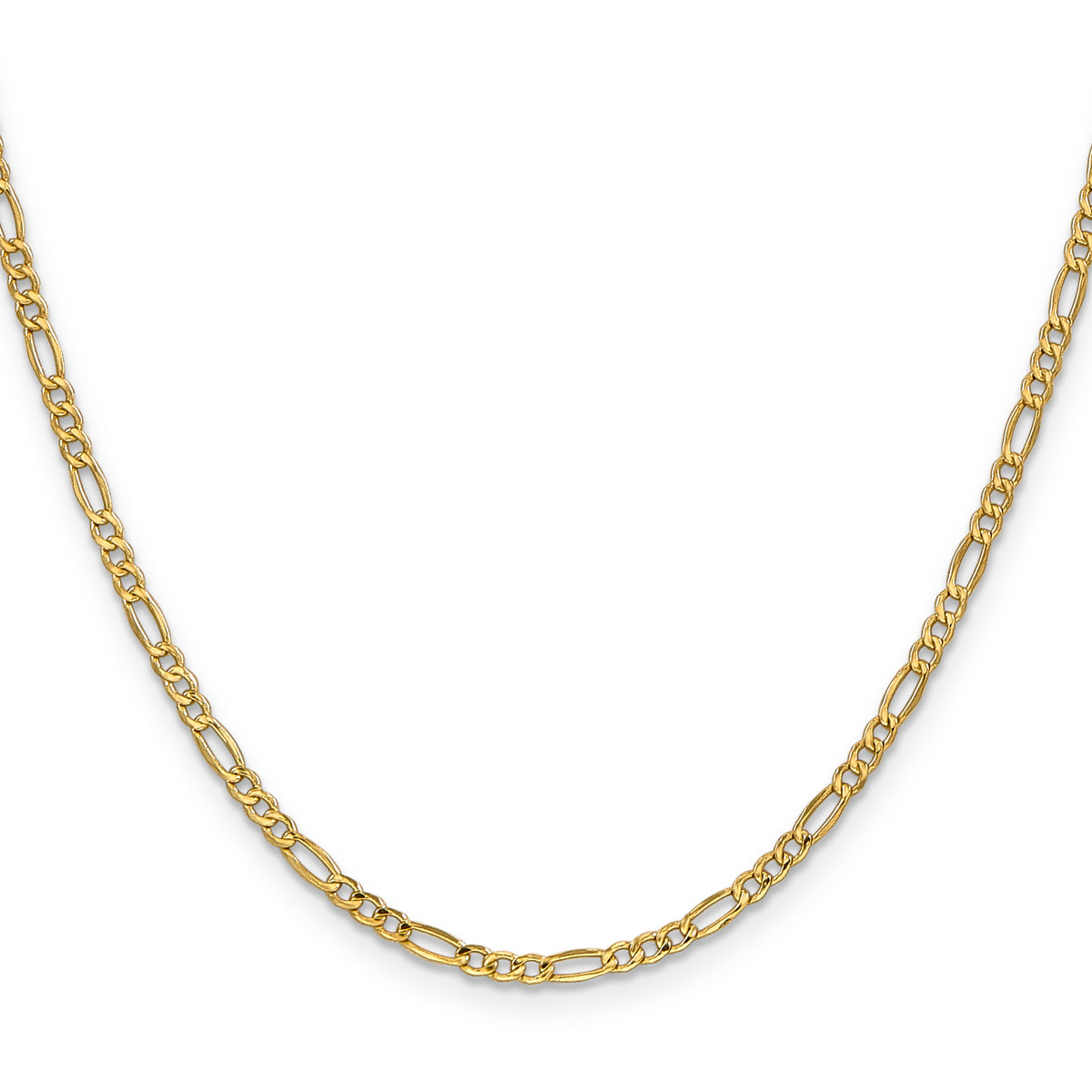 Gold chains: Leslie's 10k 2.5mm figaro chain