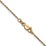 Gold (10K & 14K) Diamond-Cut Machine-Made Rope Chain - 14k Yellow Gold / 14 in / 1.15 mm