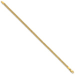 14k Yellow Gold 3.0mm Wide Double Strand Rope Bracelet, view 2 - 7 in