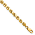 Gold (10K & 14K) Diamond-Cut Rope Chain Bracelet - 8.5 in