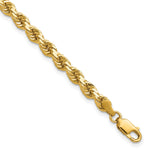 Gold (10K & 14K) Diamond-Cut Rope Chain Bracelet - 8.5 in