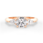 Kristin Cushion Cut Lab Grown Diamond 18Kt Rose Gold Engagement Ring