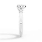 Kristin Heart Cut Lab Grown Diamond 14Kt White Gold Engagement Ring - View 2
