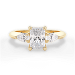 Kristin Radiant Cut Lab Grown Diamond 18Kt Yellow Gold Engagement Ring