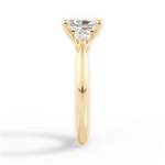 Kristin Radiant Cut Lab Grown Diamond 18Kt Yellow Gold Engagement Ring - View 2