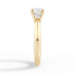 Kaitlin Cushion Cut Lab Grown Diamond 18Kt Yellow Gold Engagement Ring - View 2