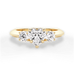 Kaitlin Heart Cut Lab Grown Diamond 18Kt Yellow Gold Engagement Ring
