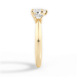 Kaitlin Heart Cut Lab Grown Diamond 18Kt Yellow Gold Engagement Ring - View 3