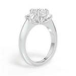 Kaitlin Marquise Cut Lab Grown Diamond Platinum Engagement Ring - View 4