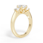 Kaitlin Oval Cut Lab Grown Diamond 18Kt Yellow Gold Engagement Ring - View 4