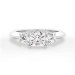 Kaitlin Princess Cut Lab Grown Diamond 18Kt White Gold Engagement Ring