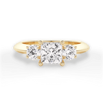 Kaitlin Princess Cut Lab Grown Diamond 18Kt Yellow Gold Engagement Ring