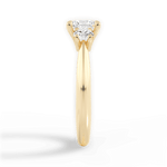 Kaitlin Princess Cut Lab Grown Diamond 18Kt Yellow Gold Engagement Ring - View 4