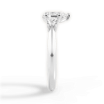 Kaitlin Pear Cut Lab Grown Diamond 14Kt White Gold Engagement Ring - View 3