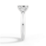 Kaitlin Radiant Cut Lab Grown Diamond 18Kt White Gold Engagement Ring - View 2