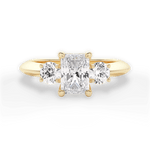 Kaitlin Radiant Cut Lab Grown Diamond 18Kt Yellow Gold Engagement Ring