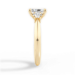 Kaitlin Radiant Cut Lab Grown Diamond 18Kt Yellow Gold Engagement Ring - View 2