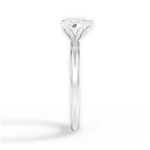 Audrey Heart Cut Lab Grown Diamond Platinum Engagement Ring - View 4