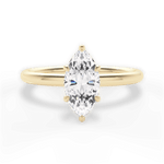 Audrey Marquise Cut Lab Grown Diamond 18Kt Yellow Gold Engagement Ring