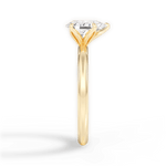 Audrey Pear Cut Lab Grown Diamond 18Kt Yellow Gold Engagement Ring - View 2