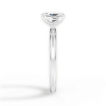 Audrey Radiant Cut Lab Grown Diamond 14Kt White Gold Engagement Ring - View 4