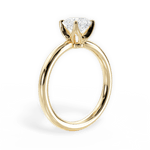 Abigail Asscher Cut Lab Grown Diamond 18Kt Yellow Gold Engagement Ring - View 2