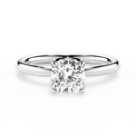 Abigail Cushion Cut Lab Grown Diamond 14Kt White Gold Engagement Ring