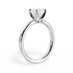 Abigail Cushion Cut Lab Grown Diamond 14Kt White Gold Engagement Ring - View 3