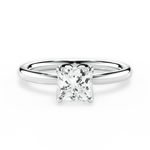 Abigail Princess Cut Lab Grown Diamond Platinum Engagement Ring