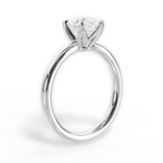 Abigail Pear Cut Lab Grown Diamond Platinum Engagement Ring - View 2