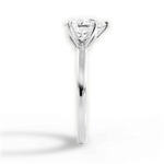 Abigail Pear Cut Lab Grown Diamond Platinum Engagement Ring - View 3