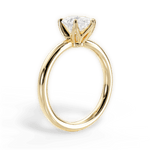 Abigail Pear Cut Lab Grown Diamond 18Kt Yellow Gold Engagement Ring - View 2