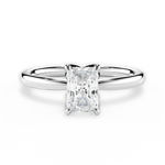 Abigail Radiant Cut Lab Grown Diamond 14Kt White Gold Engagement Ring