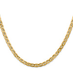 Gold (10K & 14K) Semi-Solid Anchor Chain - 10k Yellow Gold / 16 in / 4 mm