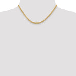 Gold (10K & 14K) Semi-Solid Anchor Chain - 10k Yellow Gold / 16 in / 4 mm