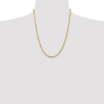 Gold (10K & 14K) Semi-Solid Anchor Chain - 10k Yellow Gold / 22 in / 4 mm
