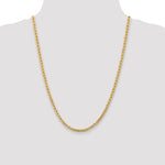 Gold (10K & 14K) Semi-Solid Anchor Chain - 10k Yellow Gold / 24 in / 4 mm