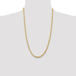Gold (10K & 14K) Semi-Solid Anchor Chain - 10k Yellow Gold / 26 in / 4 mm