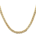 Gold (10K & 14K) Semi-Solid Anchor Chain - 10k Yellow Gold / 18 in / 4.75 mm