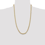 Gold (10K & 14K) Semi-Solid Anchor Chain - 10k Yellow Gold / 26 in / 4.75 mm
