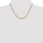 Gold (10K & 14K) Semi-Solid Anchor Chain - 10k Yellow Gold / 18 in / 3.2 mm