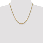 Gold (10K & 14K) Semi-Solid Anchor Chain - 10k Yellow Gold / 20 in / 3.2 mm