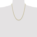 Gold (10K & 14K) Semi-Solid Rope Chain - 10k Yellow Gold / 22 in / 3 mm