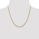 Gold (10K & 14K) Semi-Solid Rope Chain - 10k Yellow Gold / 20 in / 2.8 mm