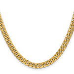 Gold (10K & 14K) Semi-Solid Miami Cuban Chain - 10k Yellow Gold / 18 in / 6 mm