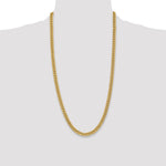 Gold (10K & 14K) Semi-Solid Miami Cuban Chain - 10k Yellow Gold / 28 in / 6 mm