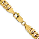 Gold (10K & 14K) Semi-Solid Miami Cuban Chain - 10k Yellow Gold / 18 in / 6.75 mm