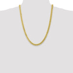 Gold (10K & 14K) Semi-Solid Miami Cuban Chain - 10k Yellow Gold / 24 in / 6.75 mm