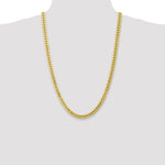 Gold (10K & 14K) Semi-Solid Miami Cuban Chain - 10k Yellow Gold / 26 in / 6.75 mm