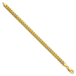 Gold (10K & 14K) Semi-Solid Miami Cuban Chain Bracelet - 10k Yellow Gold / 7 in / 6.75 mm